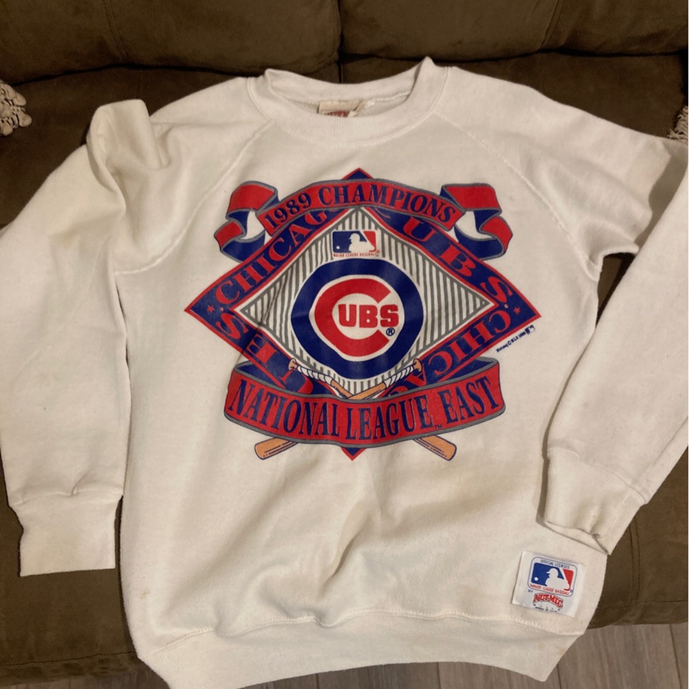 Cubs 1989 Champions Sweatshirt Vintage 80s
